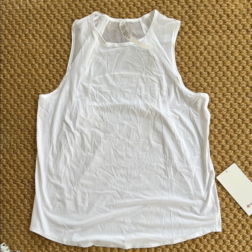 NWT Lululemon Sculpt White Sleeveless Women's Tank Top